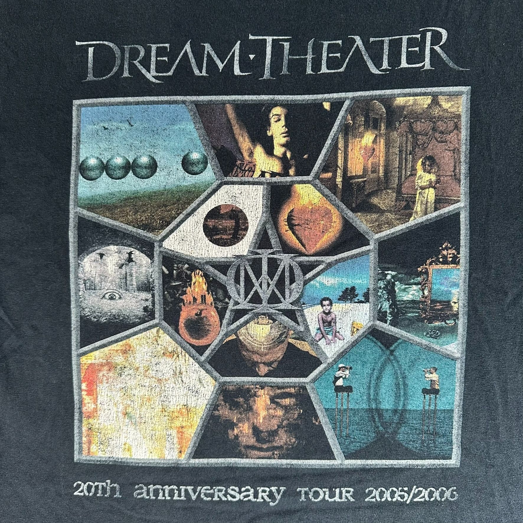 Band Tees Vintage Y2K Dream Theater T-Shirt Anniversary Tour Metal Tee Size US M / EU 48-50 / 2 - 2 Thumbnail
