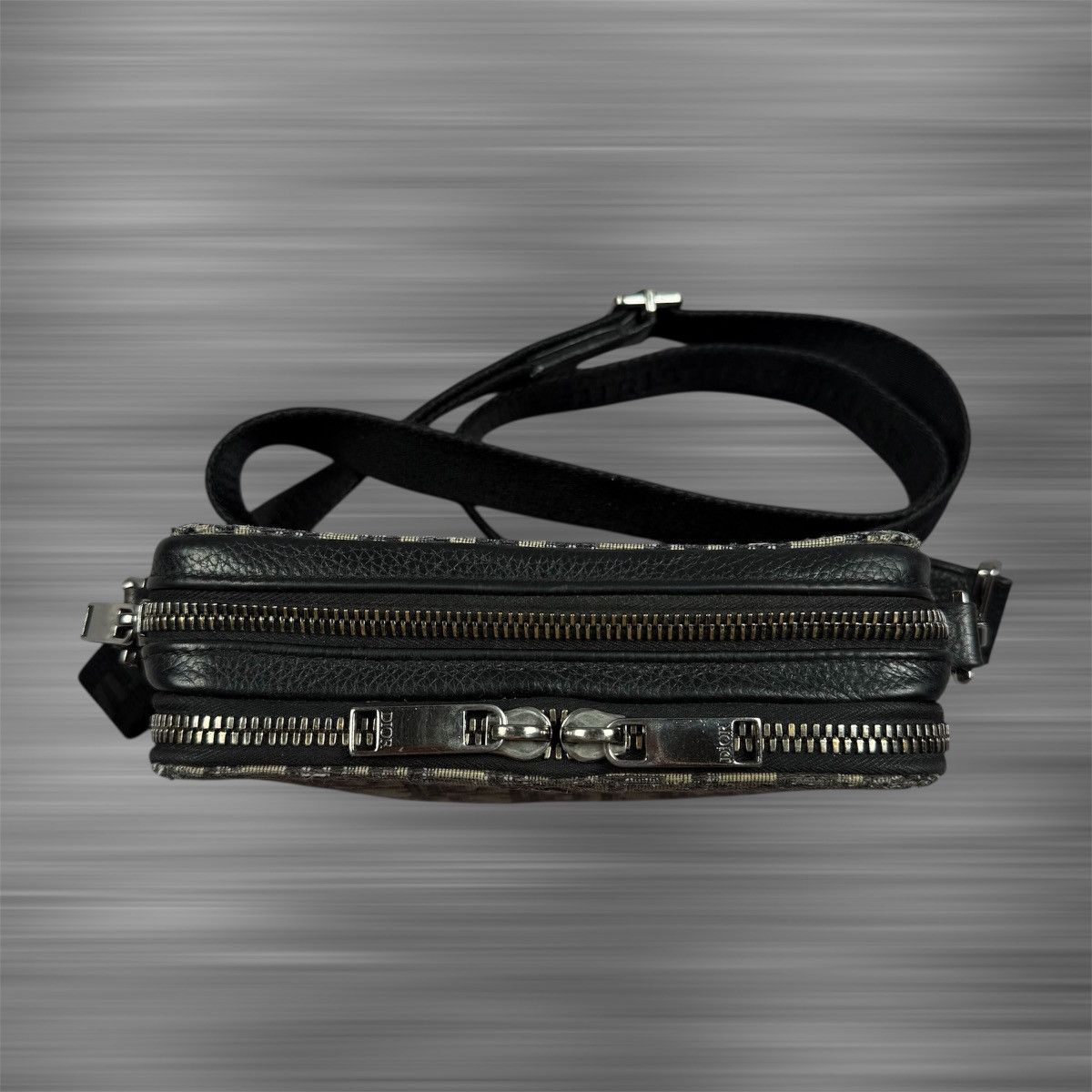 Dior Dior 2020 Oblique Jacquard Zipped Pouch Crossbody Size ONE SIZE - 3 Thumbnail