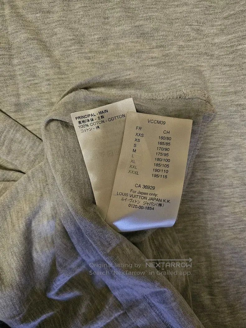 Louis Vuitton Louis Vuitton Gray Short Sleeve T. Size US S / EU 44-46 / 1 - 6 Thumbnail