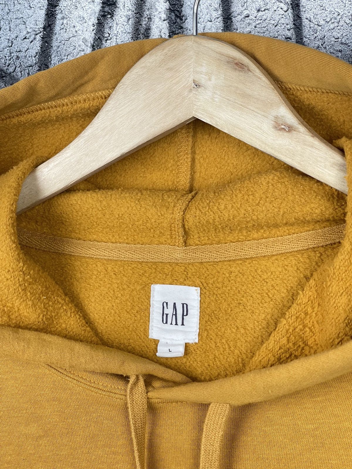 Gap GAP Cotton Mustard Hoodie Embroidered Logo Men’s Size L Size US L / EU 52-54 / 3 - 8 Thumbnail