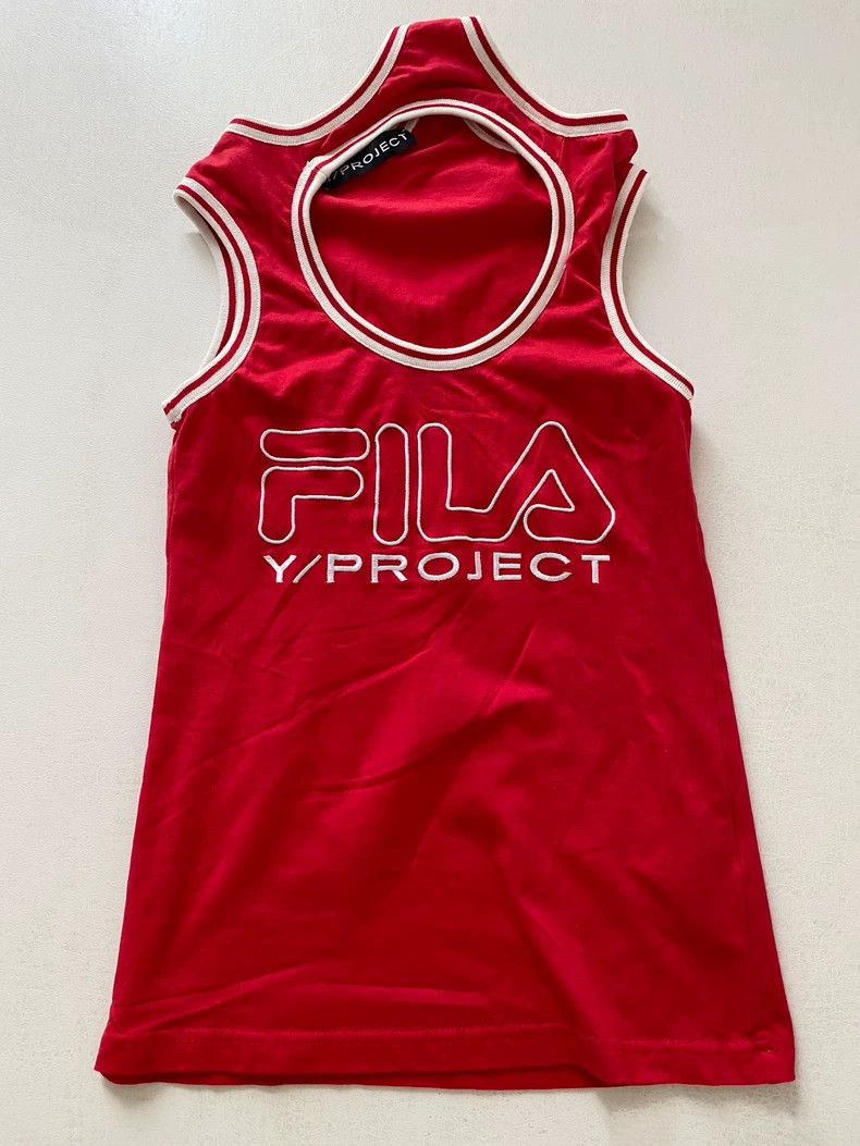 Y/Project Y/Project X FILA Red Sleeveless Top - dmc Size US S / EU 44-46 / 1 - 1 Thumbnail