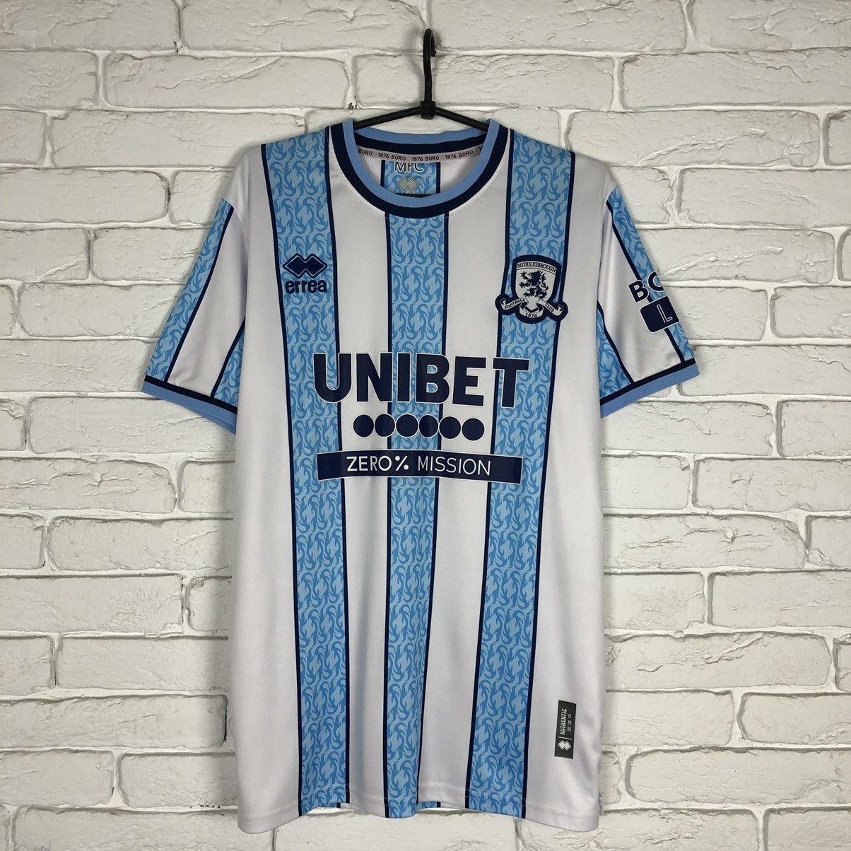 Errea Middlesbrough 2024 2025 away soccer jersey Size US L / EU 52-54 / 3 - 1 Thumbnail