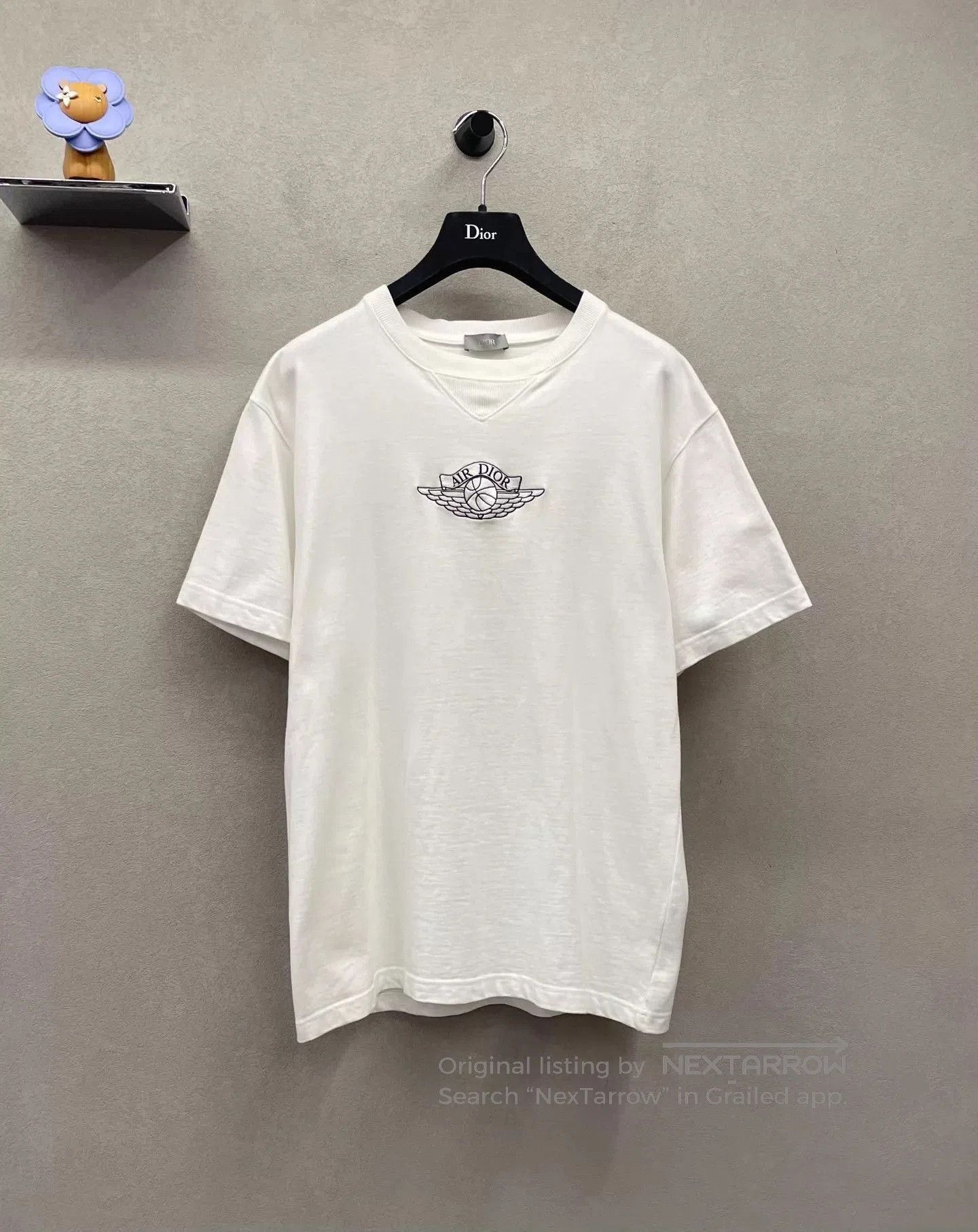 Dior White Short Sleeve Graphic T. Size US S / EU 44-46 / 1 - 1 Thumbnail