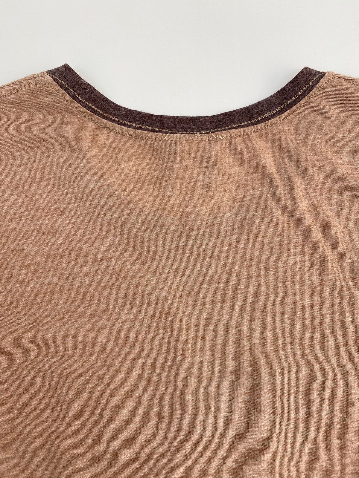 Band Tees Oasis Band Classic Logo Brown Ringer Tee Size US XL / EU 56 / 4 - 8 Thumbnail