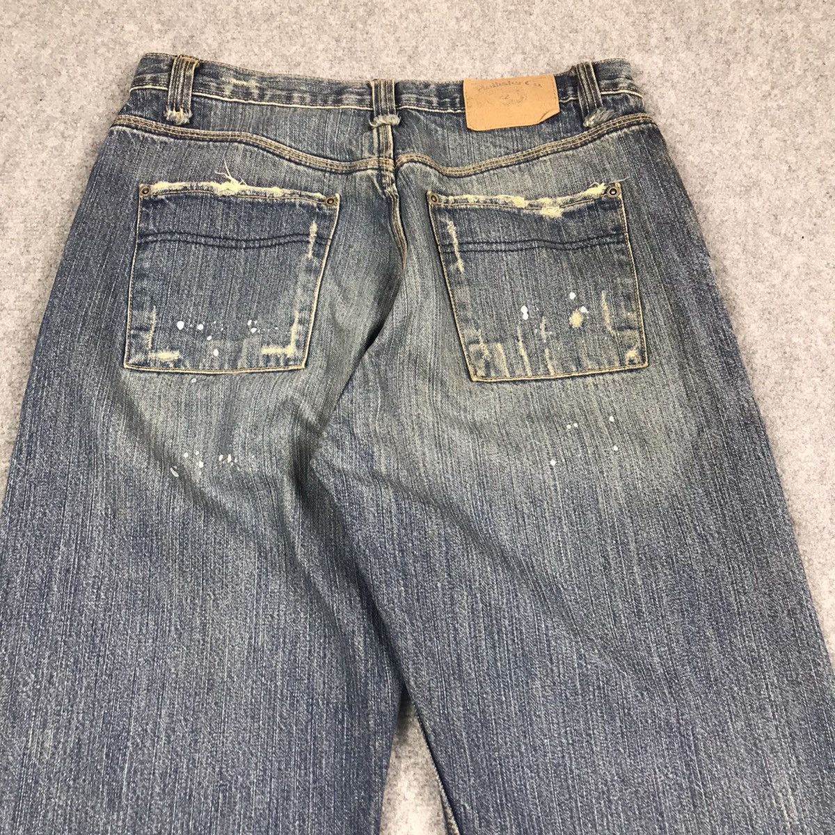 Other BAGGY RARE💀HOLLISTER DISTRESSED DENIM PANTS Size US 30 / EU 46 - 12 Thumbnail