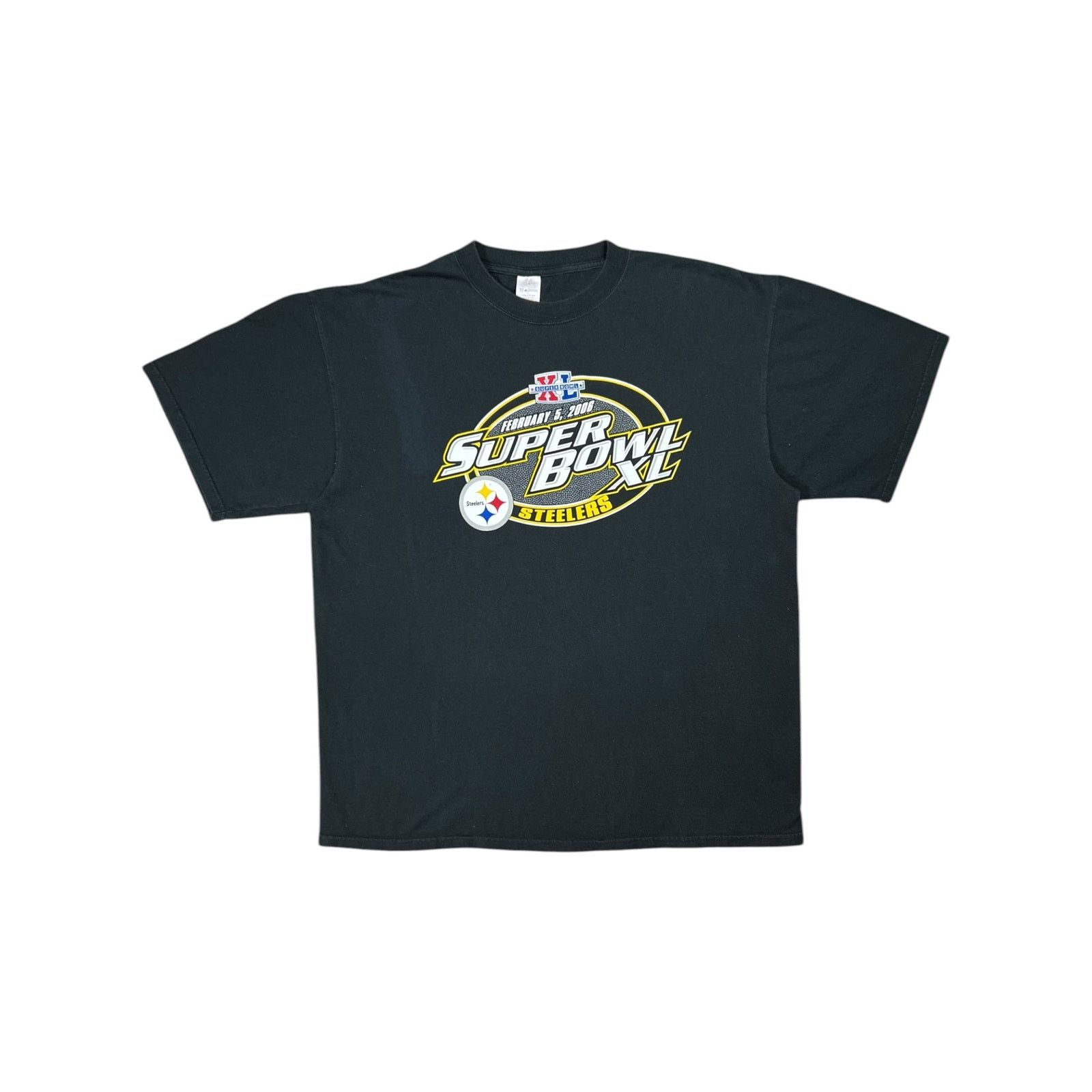 NFL × Vintage Vintage Pittsburgh Steelers Super Bowl Champions faded tee Size US XL / EU 56 / 4 - 1 Thumbnail
