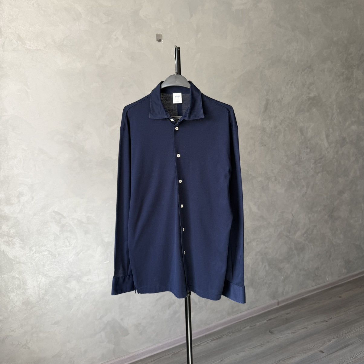 Boggi Boggi Easy Formal Stretch Shirt Size US L / EU 52-54 / 3 - 3 Thumbnail