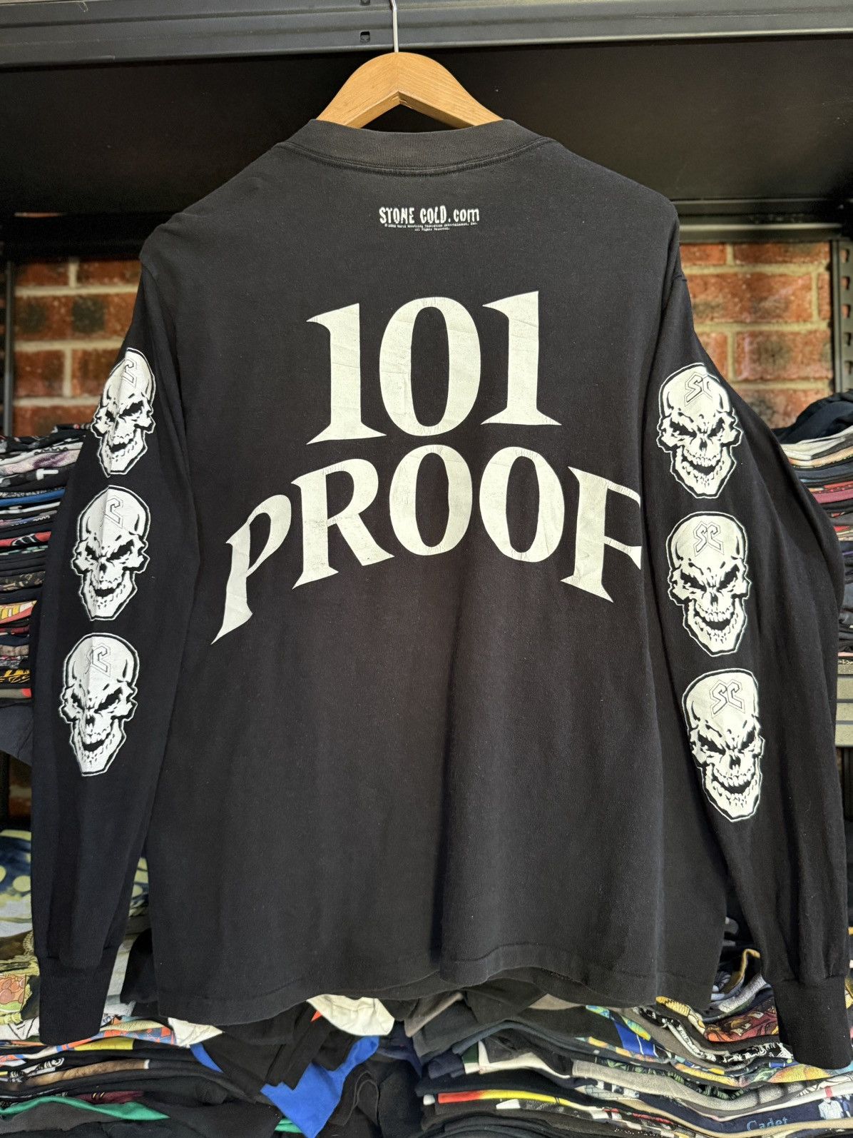 WWF Rare Vintage Stone Cold Texas Venom Austin Brand Faded Tee Size US L / EU 52-54 / 3 - 2 Thumbnail
