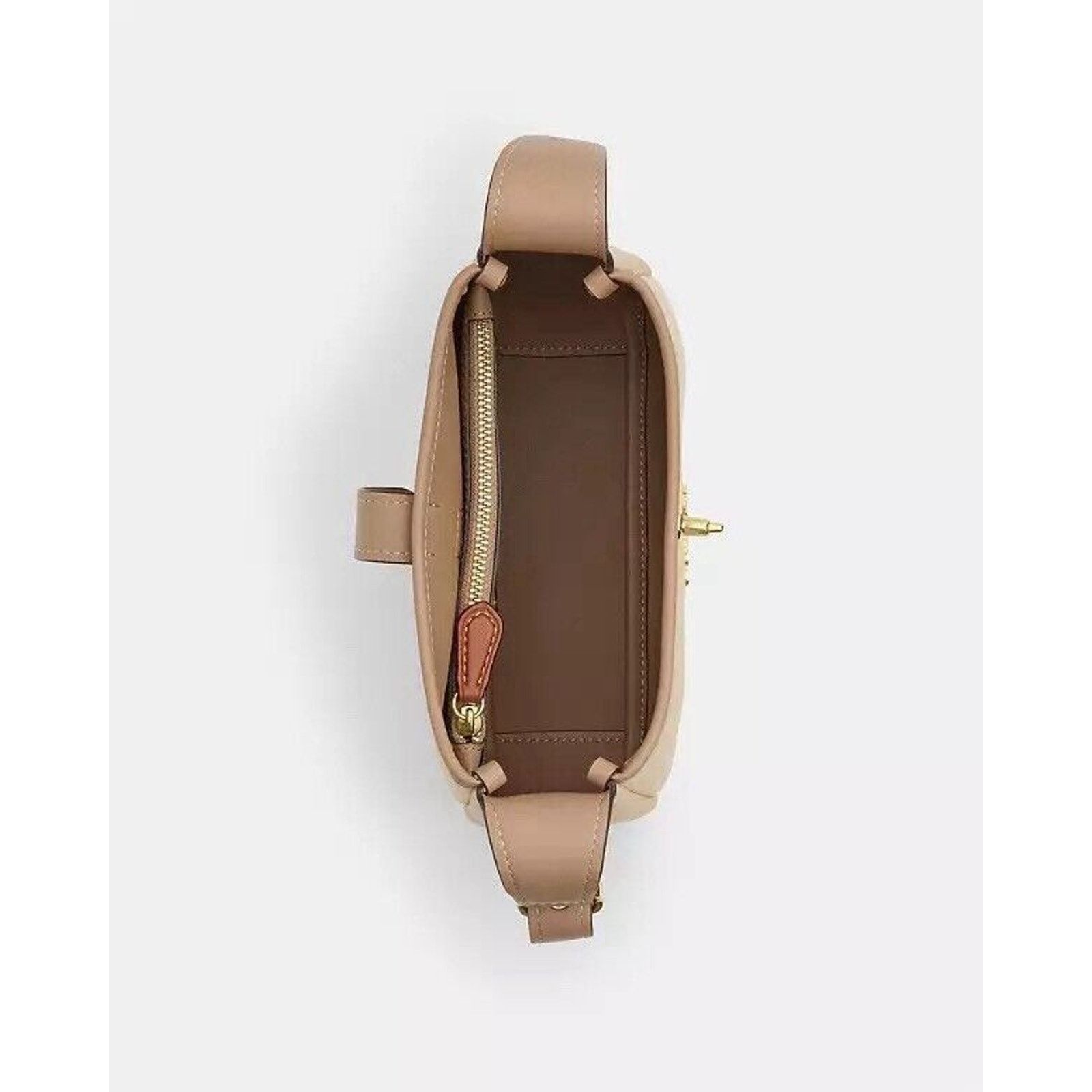 Coach NWT Coach Hadley Mini Crossbody Bag CAM80 Dark Natural Size ONE SIZE - 7 Thumbnail