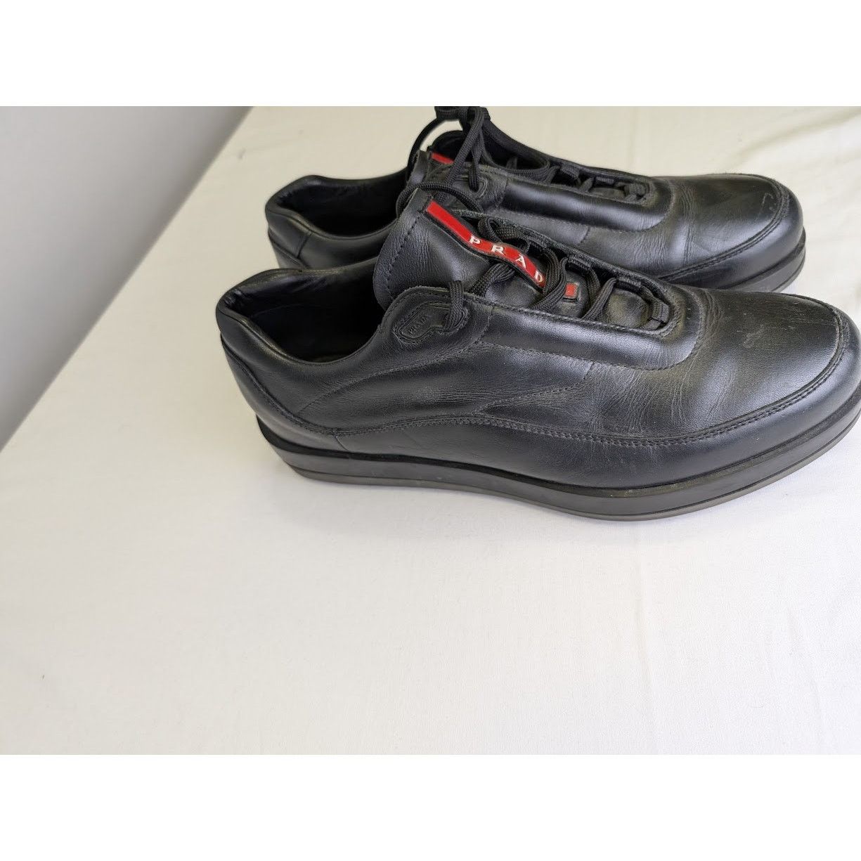 Prada o1rbi21 Low-Top Sneakers in Black Size US 9.5 / EU 42-43 - 3 Thumbnail