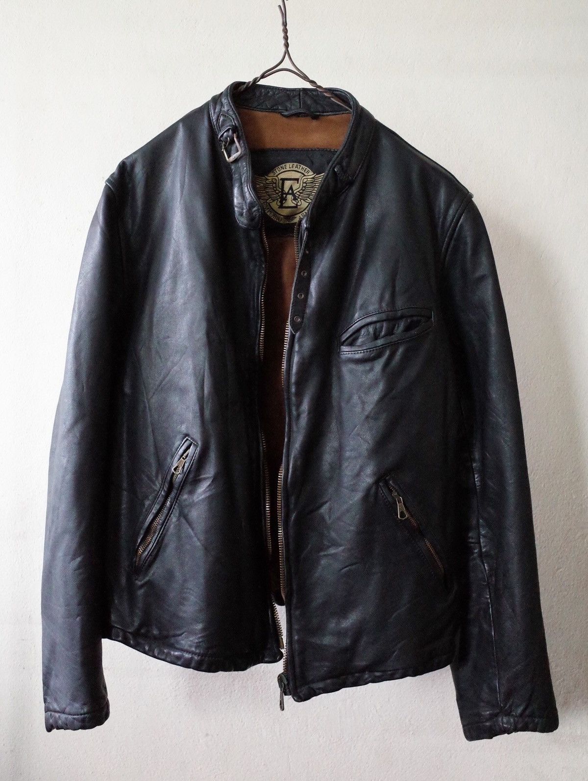 Emporio Armani Archive! 1980s Emporio Armani- Aviator Leather