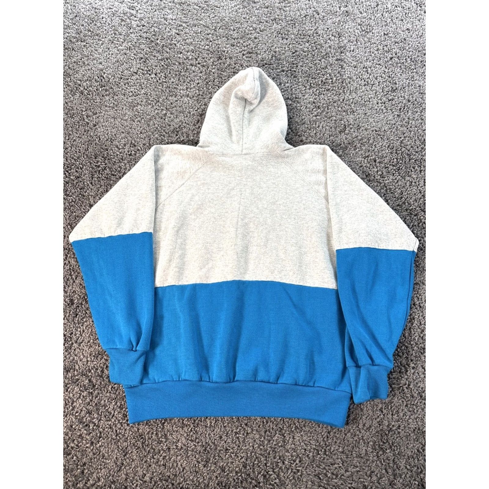 McGregor VINTAGE MacGregor Hoodie XL Gray 2 Tone Fleece Pullover 90s Mens Size US XL / EU 56 / 4 - 5 Thumbnail