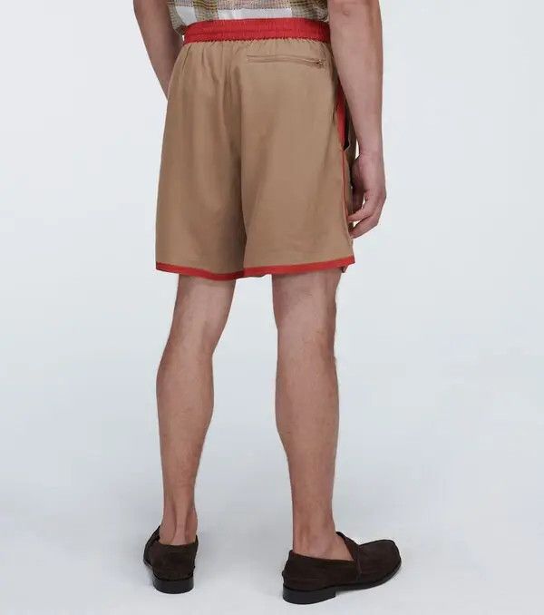 Bode 495USD Straight-Leg Bead-Embellished Satin Shorts Size US 34 / EU 50 - 6 Thumbnail