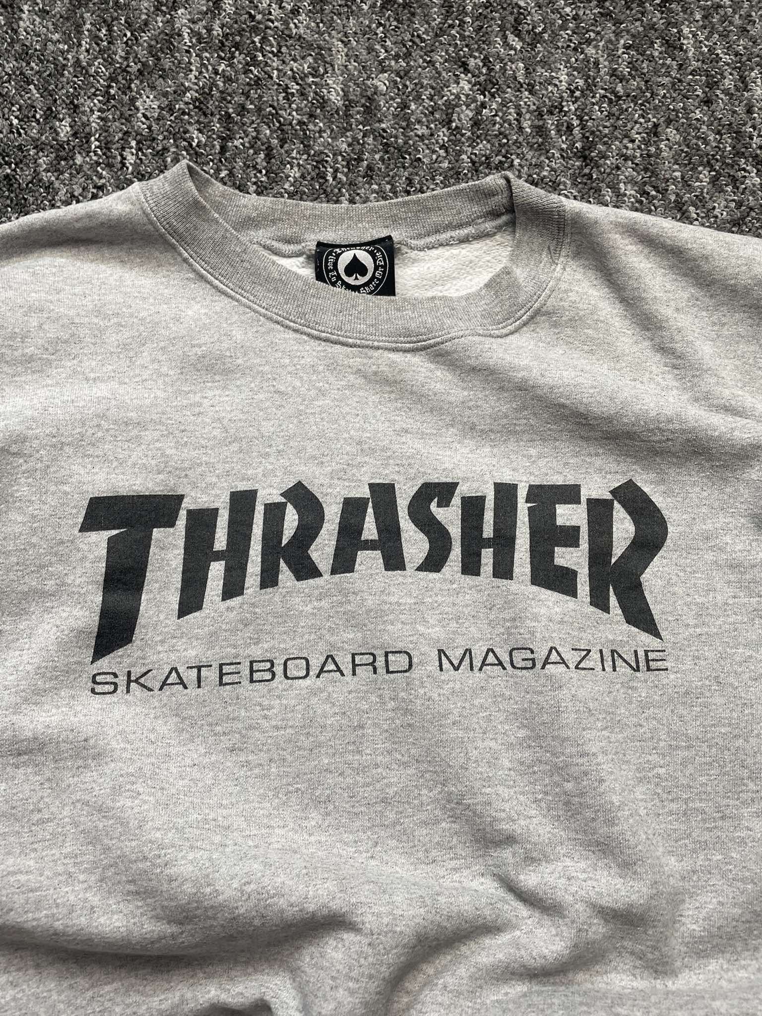 Thrasher × Vintage sweatshirt crewneck Thrasher Skateboard magazine logo y2k Size US L / EU 52-54 / 3 - 3 Thumbnail