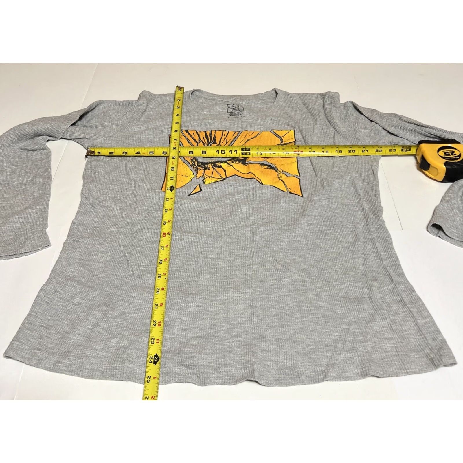 Nike Nike Women XL Top T-Shirt Swoosh Logo Waffle Knit Long Sleeve Shirt Pullover Crew Neck Size XL / US 12-14 / IT 48-50 - 4 Thumbnail