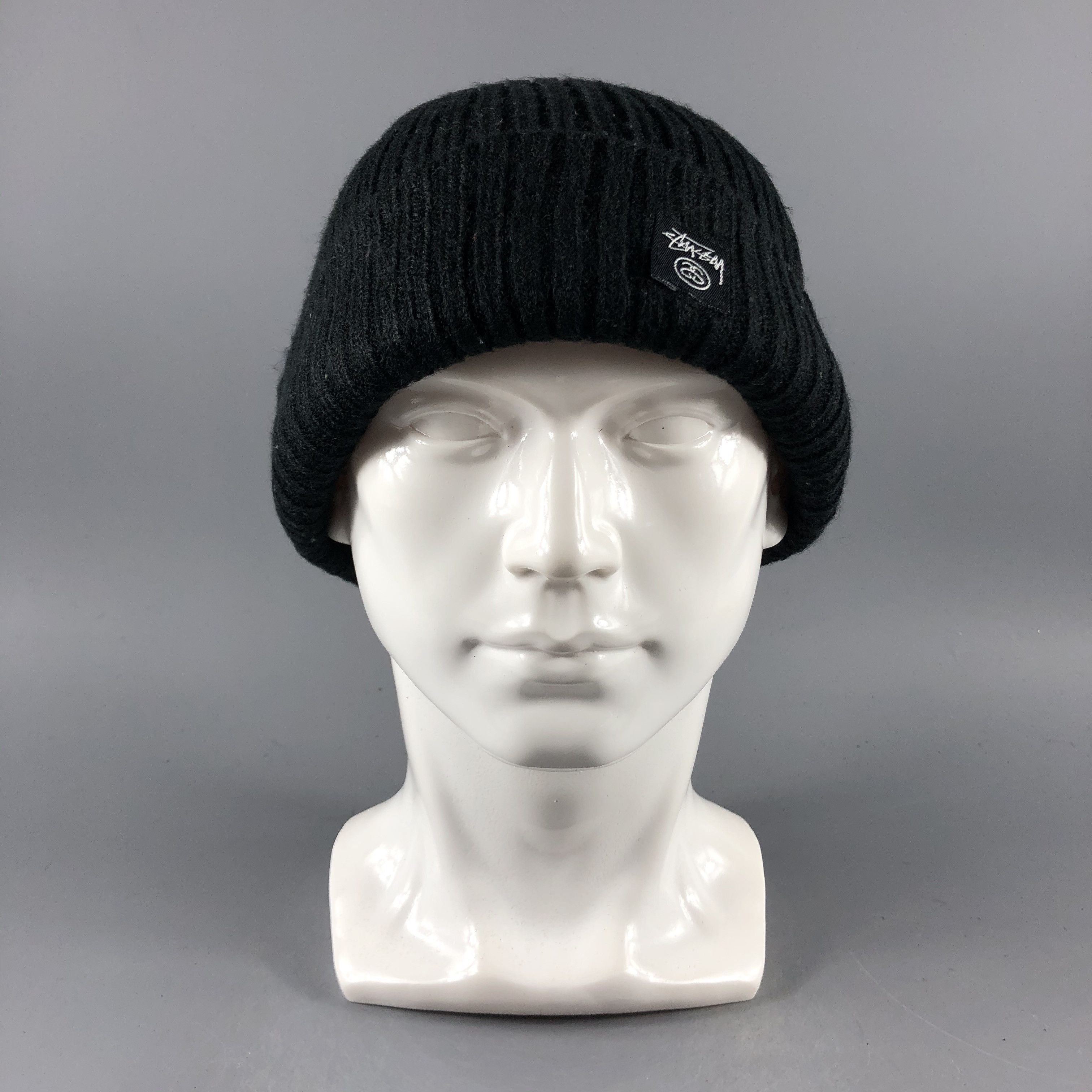 Stussy × Vintage Stussy Skateboard Black Beanie Snow Hat Snow Cap -D798 Size ONE SIZE - 8 Thumbnail