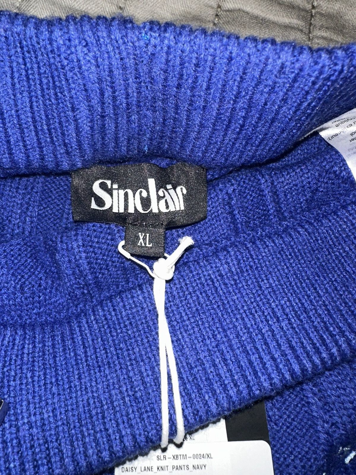 Sinclair Global Sinclair Knit Blue Sweatpants Size US 38 / EU 54 - 3 Thumbnail