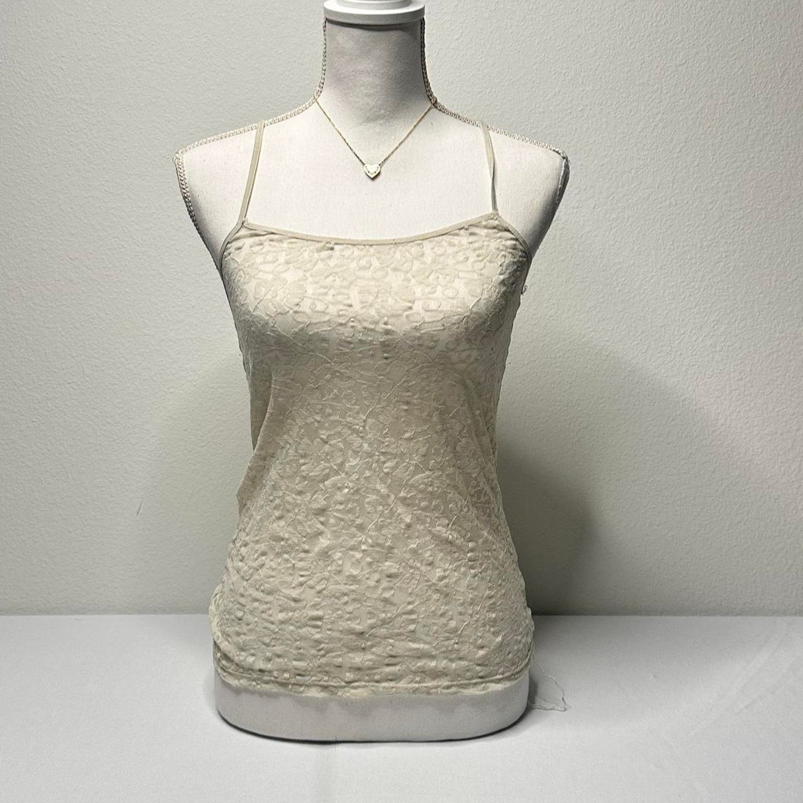 Other Floral Sheer Laced Vintage Layering Cami Size Small Size S / US 4 / IT 40 - 1 Thumbnail