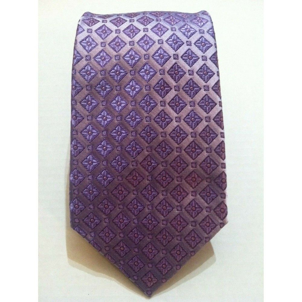 Tasso Elba TASSO ELBA MENS NEW LAVENDER 100%SILK TIE WIDTH: 3 3/4" Size ONE SIZE - 1 Thumbnail