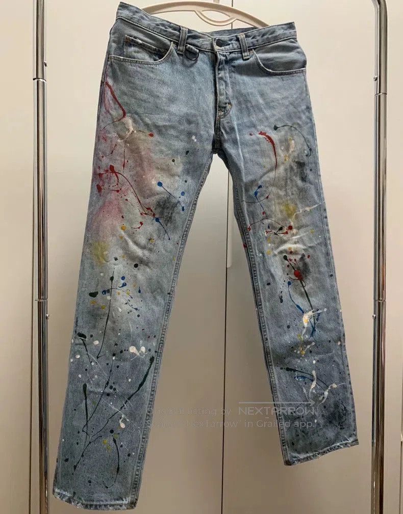 Number (N)ine Number Nine Splash Paint Jeans. Size US 28 / EU 44 - 4 Thumbnail