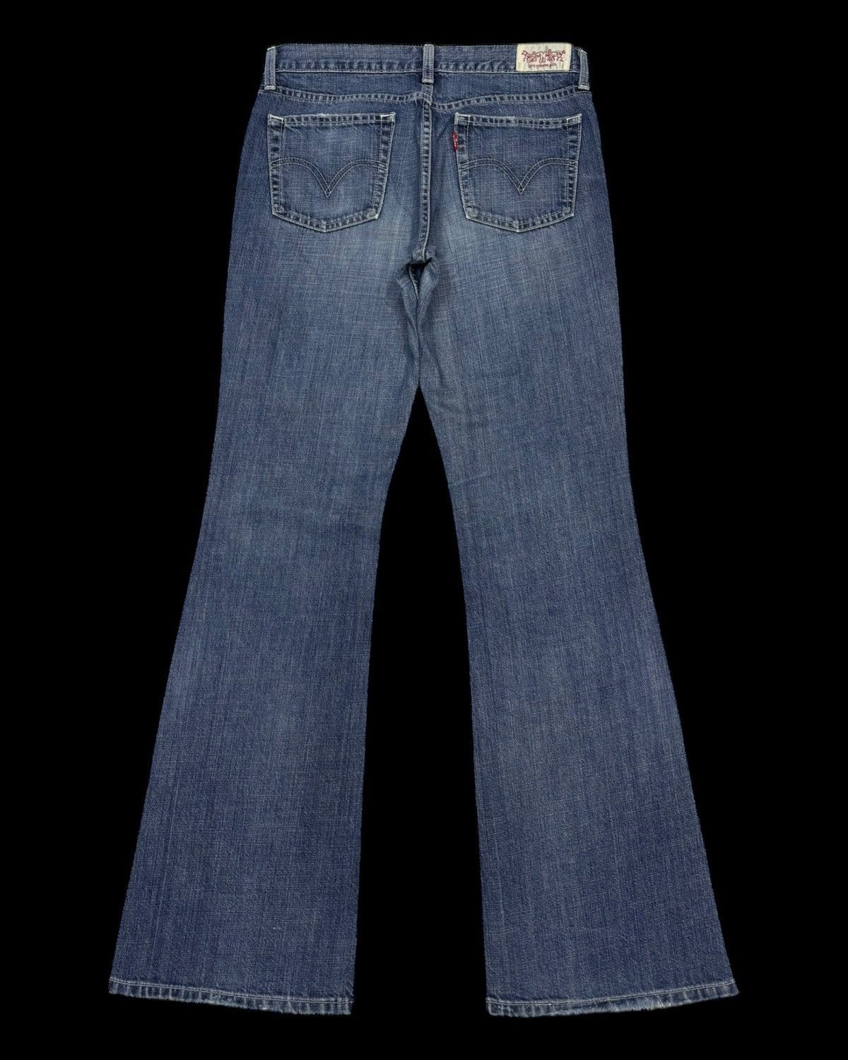 If Six Was Nine 💥Flare Levis 90s Strauss Co Bootcut Denim Jeans Flared Size US 31 - 8 Thumbnail