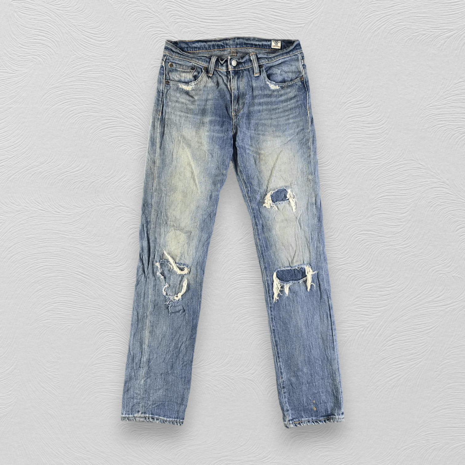 Levi's Levis 511 Jeans Distressed Denim KJ3078 Size US 30 / EU 46 - 1 Thumbnail
