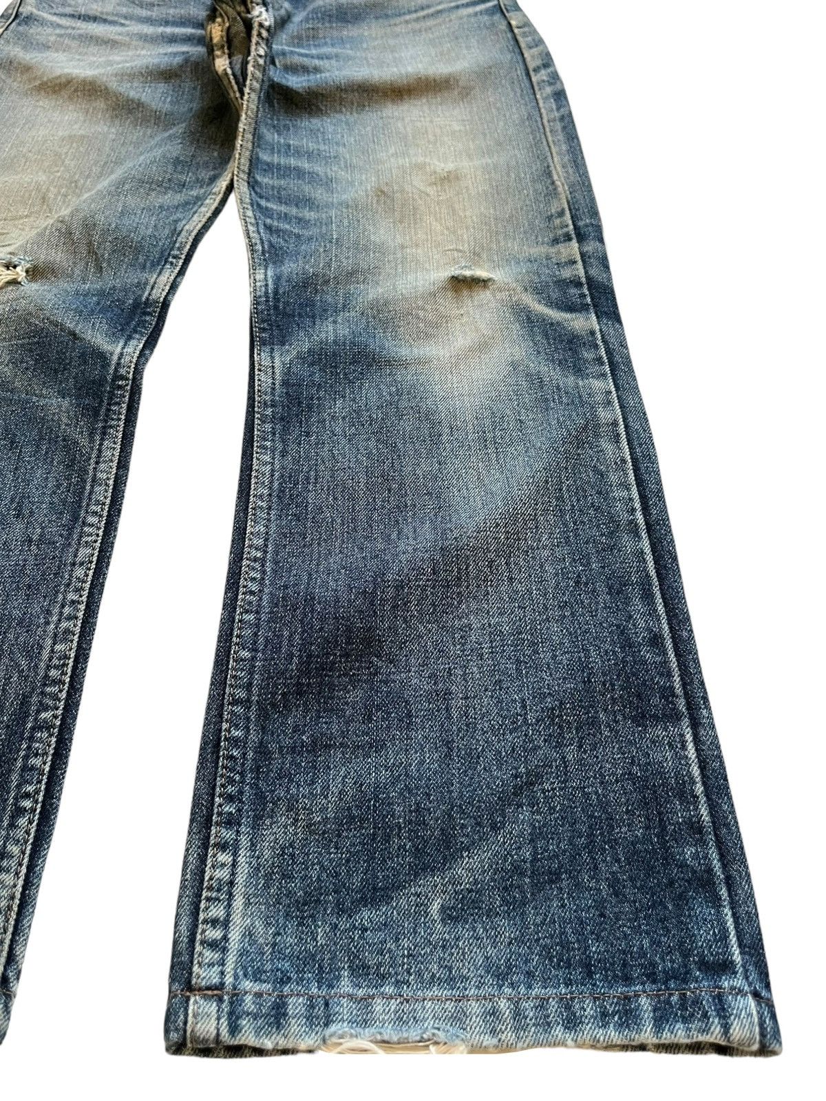 Levi's Vintage 90s Levis Mud Wash Distressed Loose Jeans Size US 32 / EU 48 - 8 Thumbnail