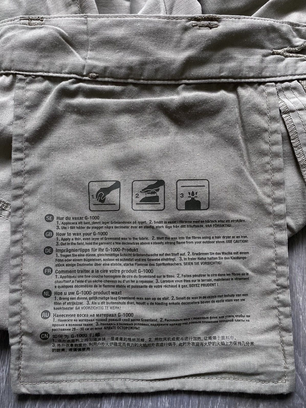 Fjallraven Fjallraven G-1000 Durban Cargo Combat Waterproof Wax Shorts Size US 34 / EU 50 - 12 Thumbnail