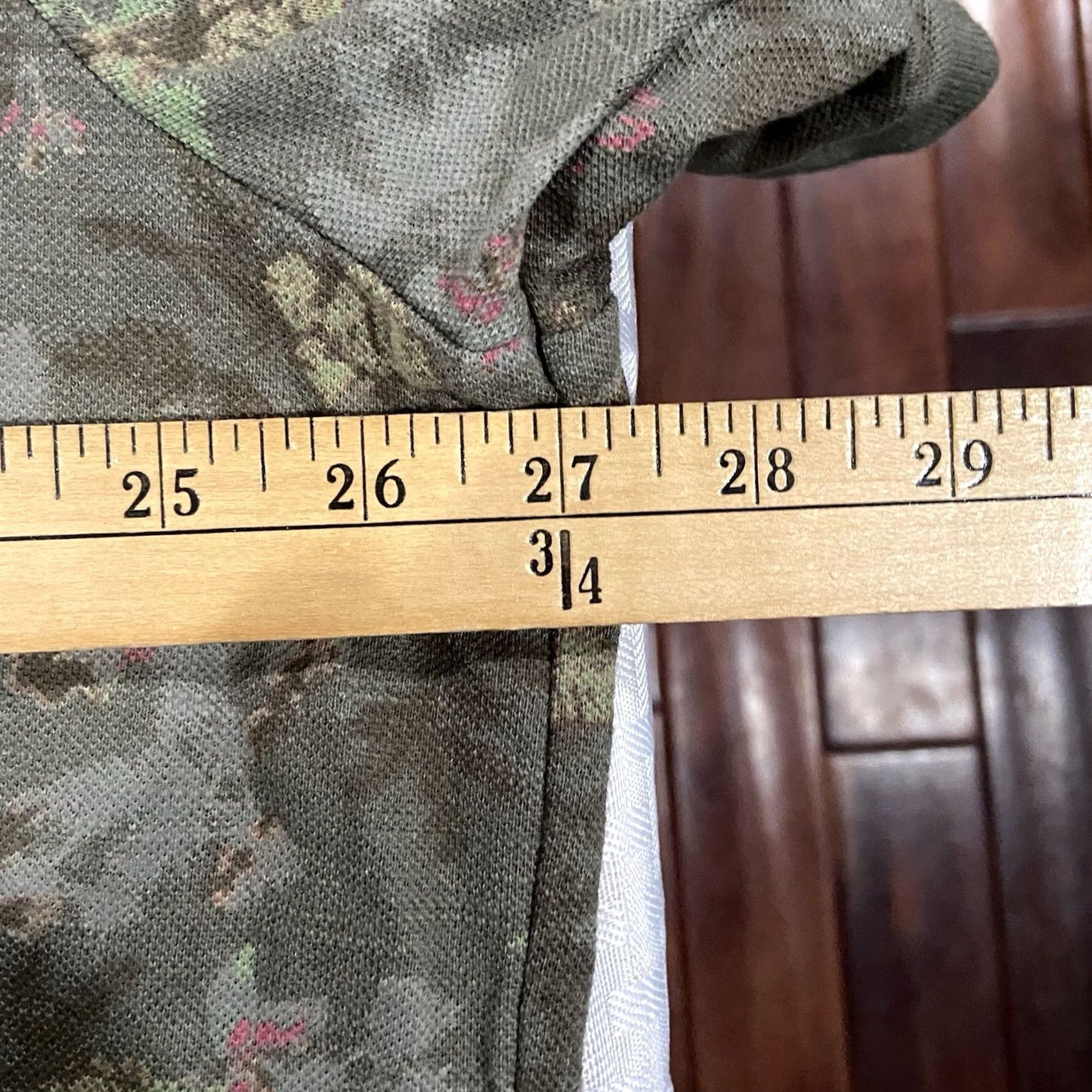 Eddie Bauer Eddie Bauer Polo Shirt MENS 2XLT Camouflage Cotton Polyester Pine Cone Green Short Sleeve Collared Logo Outdoor Sports Work Casual Men Size US XXL / EU 58 / 5 - 3 Thumbnail