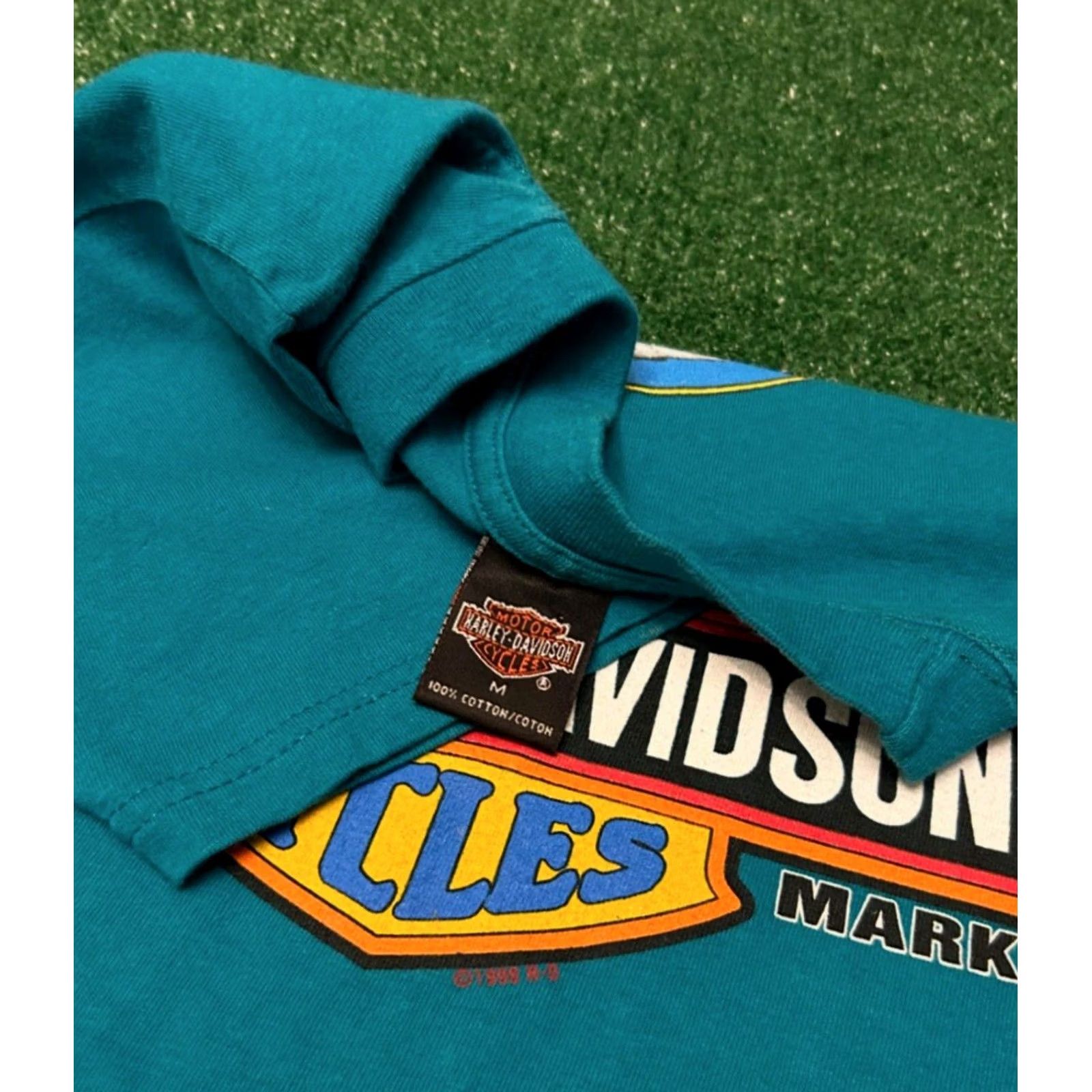Harley Davidson VINTAGE Harley-Davidson Logo Daytona Eagle 1999 VTG Shirt Mens Size M Blue 90s 1990s Motorcycle Biker Grunge Hip Hop Vintage Shirt Mens M Size US M / EU 48-50 / 2 - 3 Thumbnail