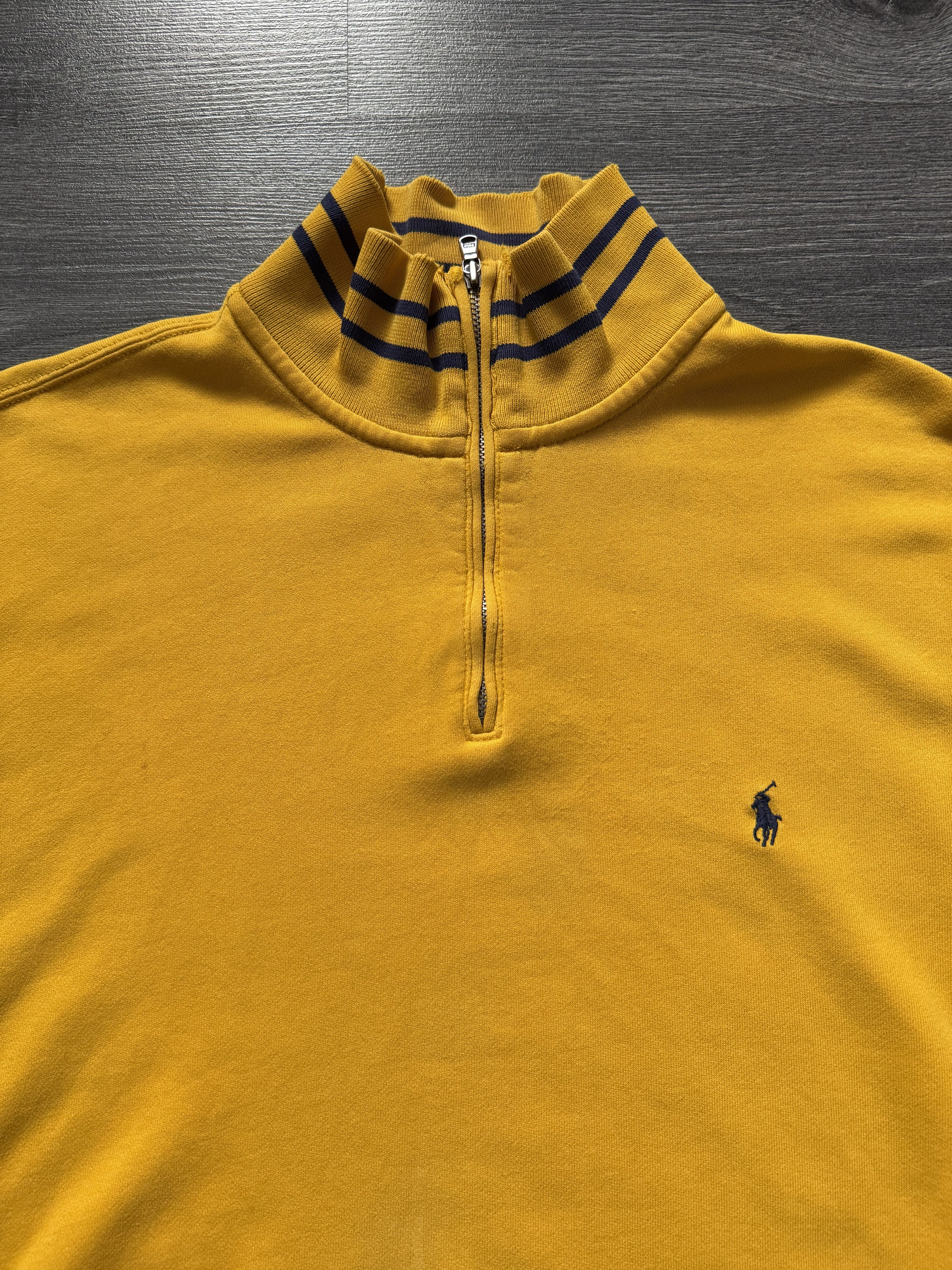 Polo Ralph Lauren Vintage Y2K Polo Ralph Lauren Quarter Zip Distressed Sweater Size US M / EU 48-50 / 2 - 4 Thumbnail