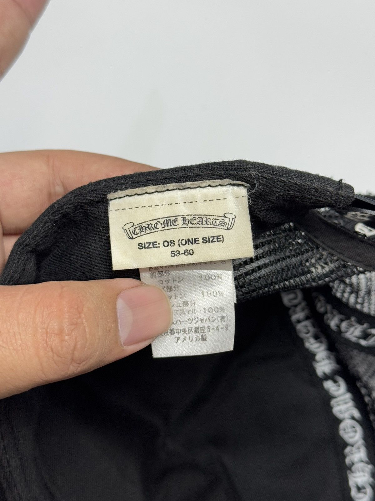 Chrome Hearts Chrome Hearts Trucker Hat Black Size ONE SIZE - 10 Thumbnail