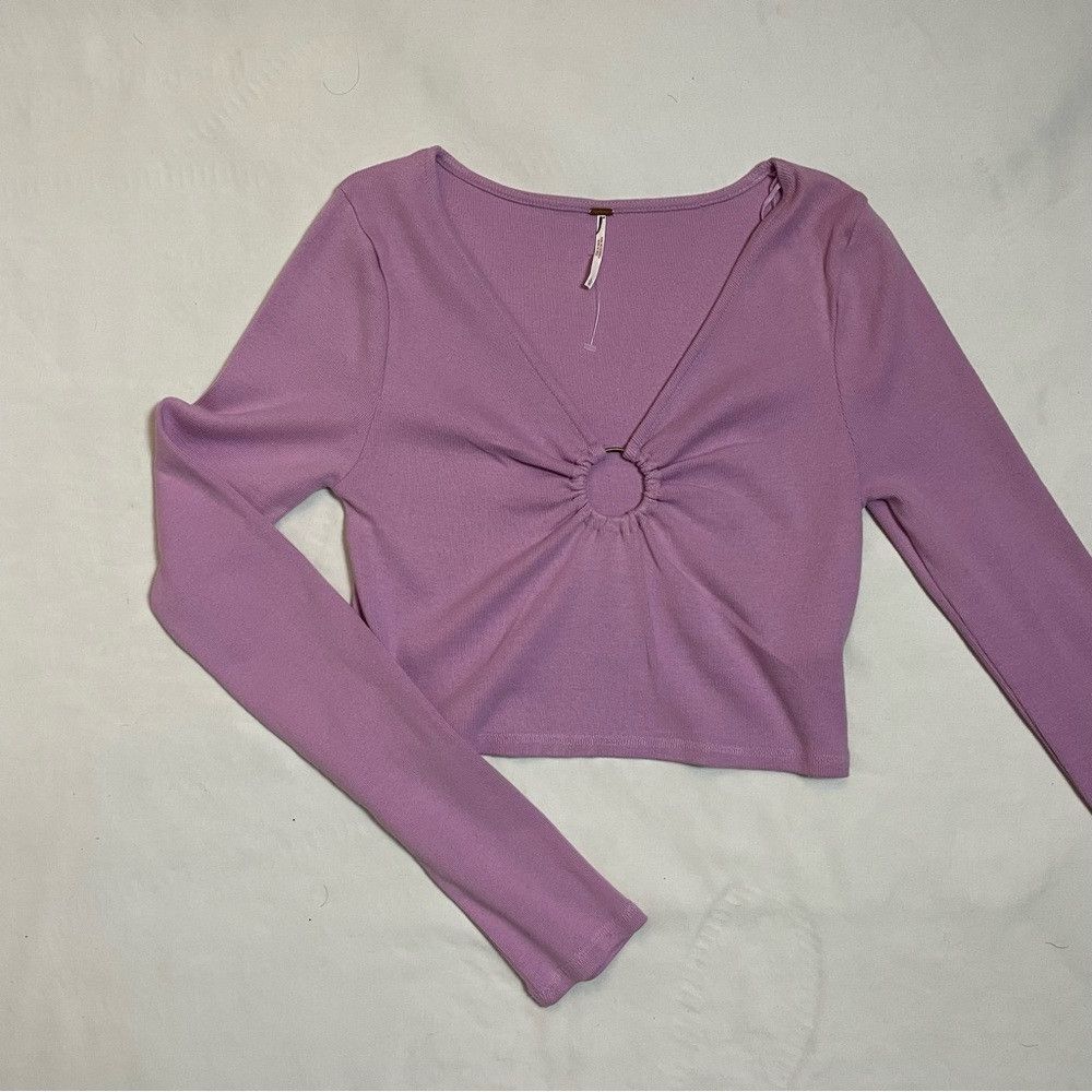 Free People New Free People Key To My Heart Pink Top Size L Size L / US 10 / IT 46 - 5 Thumbnail