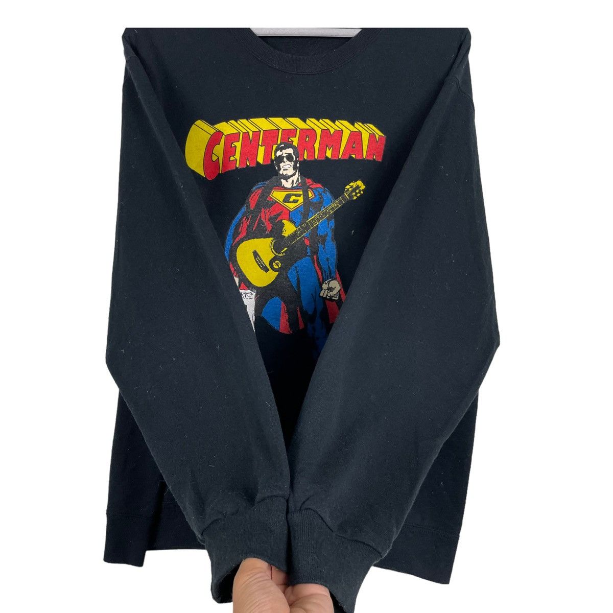 Marvel Comics 💥CENTERMAN SUPER HERO CREWNECK PULLOVER SWEATER Size US L / EU 52-54 / 3 - 6 Thumbnail
