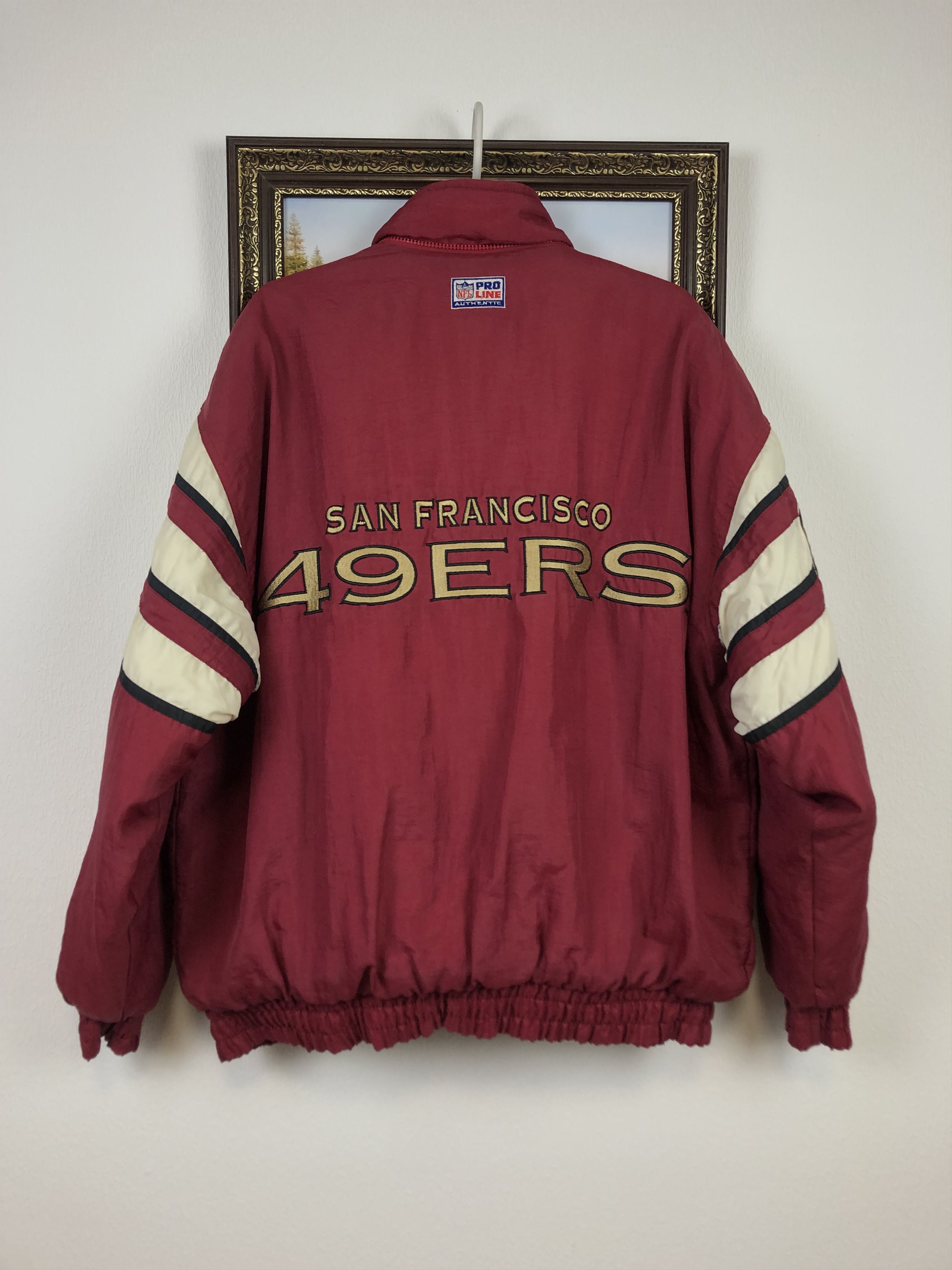 Vintage San Francisco 49ers Jacket Bomber Pro Line Rare Hype
