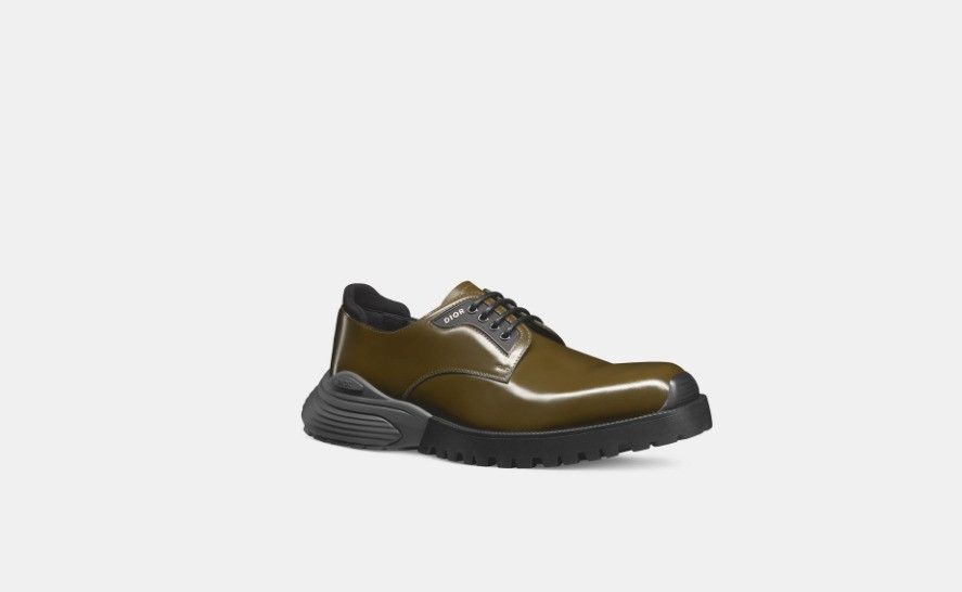 Dior o1w1db10325 3DE37 Combat Derby Shoes in Khaki Size US 13 / EU 46 - 2 Thumbnail