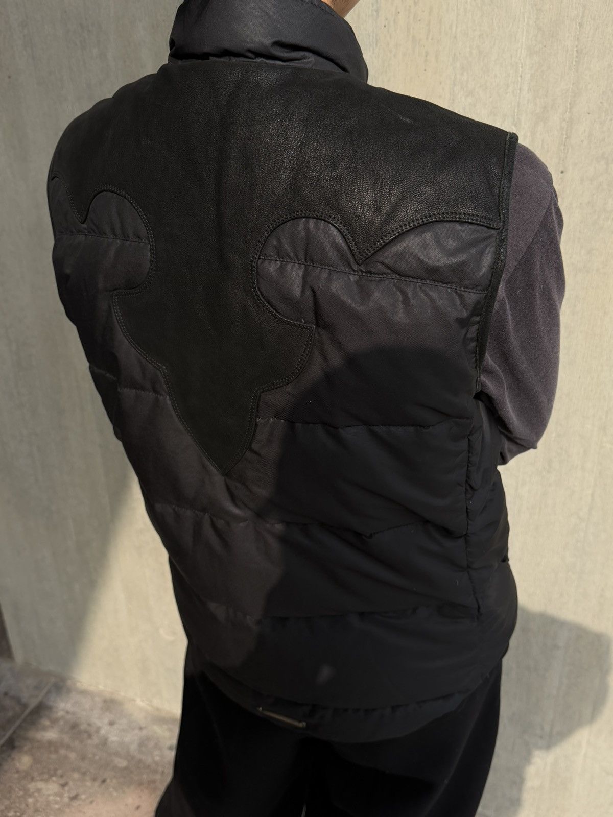 Chrome Hearts Down Puffer Vest Leather Detail Size US S / EU 44-46 / 1 - 4 Thumbnail