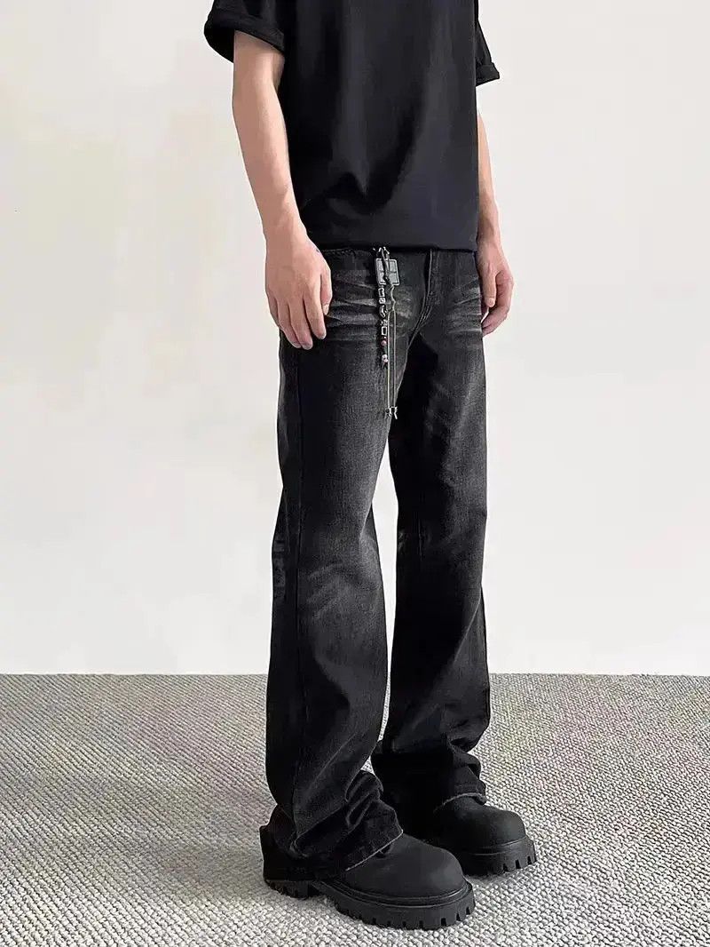 Japanese Brand Vintage micro flare high street washed jeans Size US 32 / EU 48 - 1 Thumbnail