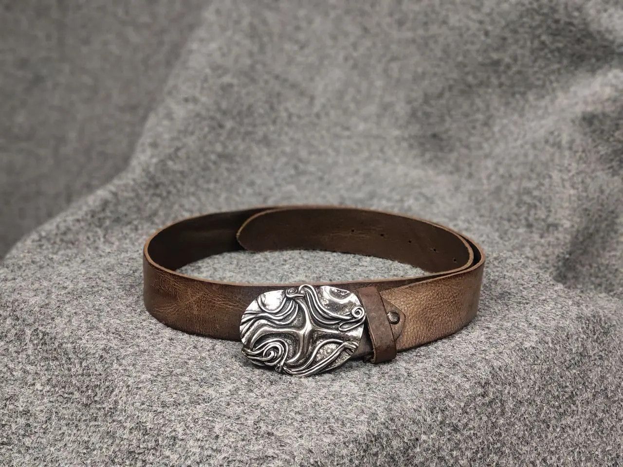 小物 00s OAKLEY leather 3D skull belt y2k Oakley Y2K Skull Buckle Leather Belt Black Men's Accessory