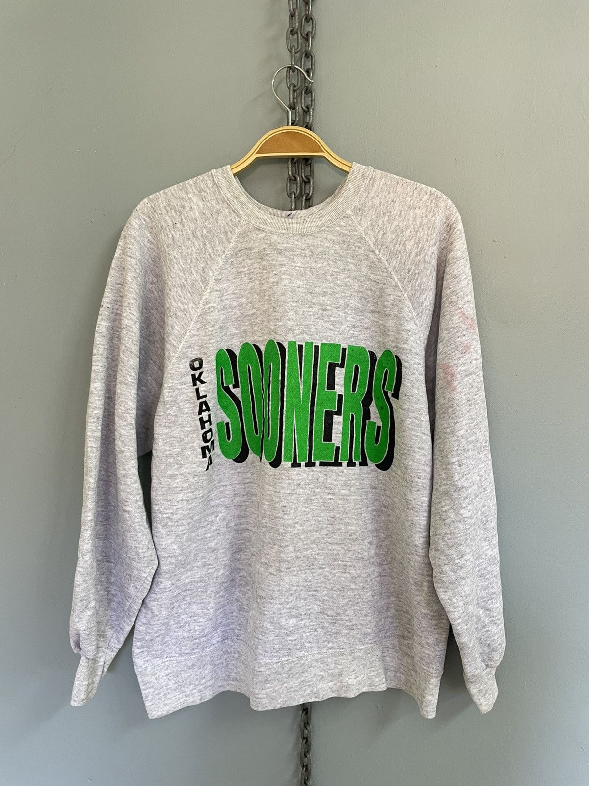 Vintage Vintage 80a Oklahoma Sooners sweatshirt Size US L / EU 52-54 / 3 - 1 Thumbnail