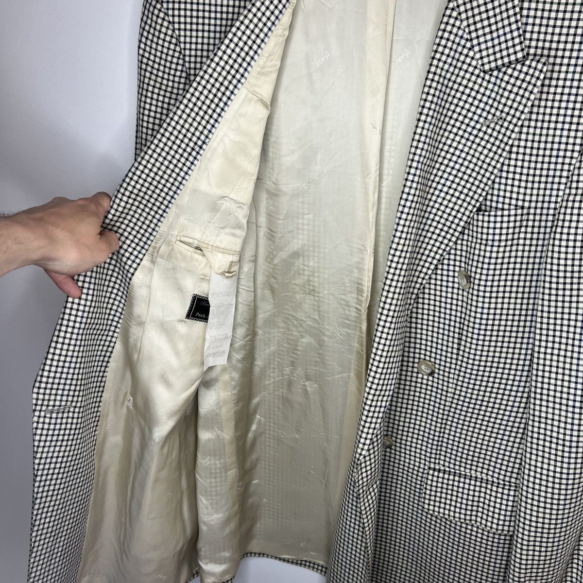 Yves Saint Laurent Yves Saint Laurent Pour Homme Double Breasted Blazer Suit Size 42R - 7 Thumbnail