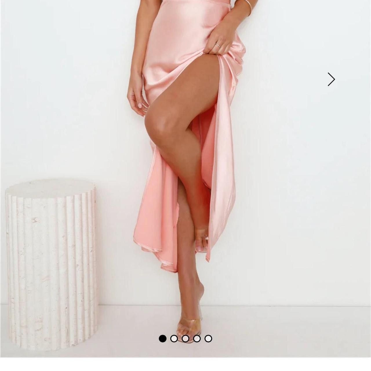 Other NEW formal maxi Hello Molly ribbon back pink dress Size S / US 4 / IT 40 - 3 Thumbnail