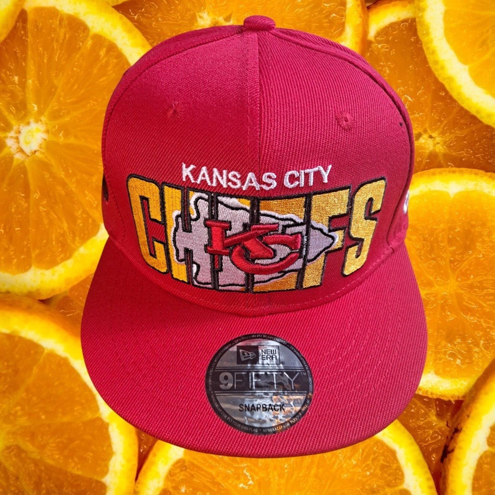 New Era Kansas City Chiefs New Era 9FIFTY NFL Hat Cap Snapback Red Size ONE SIZE - 1 Thumbnail
