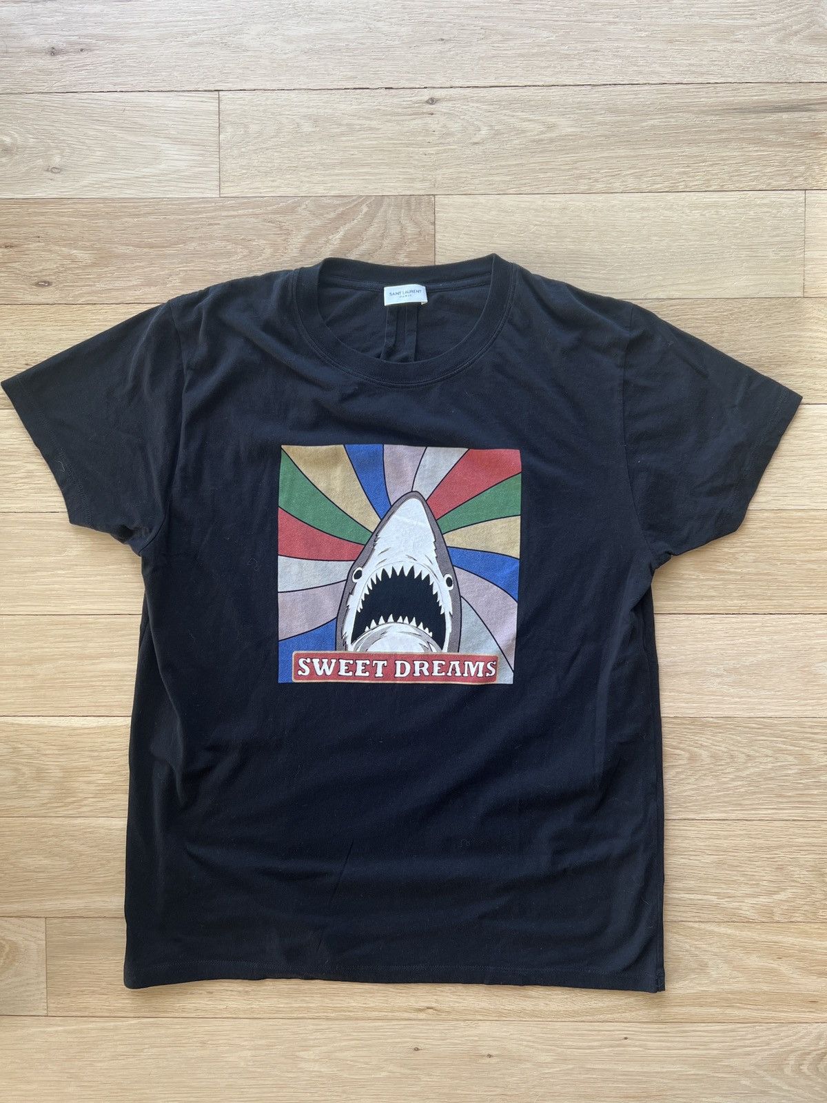Saint Laurent Paris Sweet dreams t-shirt Size US M / EU 48-50 / 2 - 1 Thumbnail