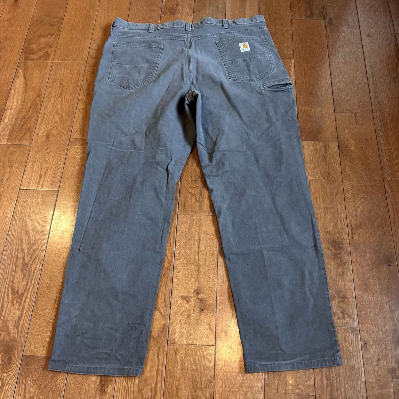 Carhartt Mens Carhartt Rugged Flex Canvas Work Pants Relaxed Fit Gray 42x32 Size US 42 / EU 58 - 2 Thumbnail