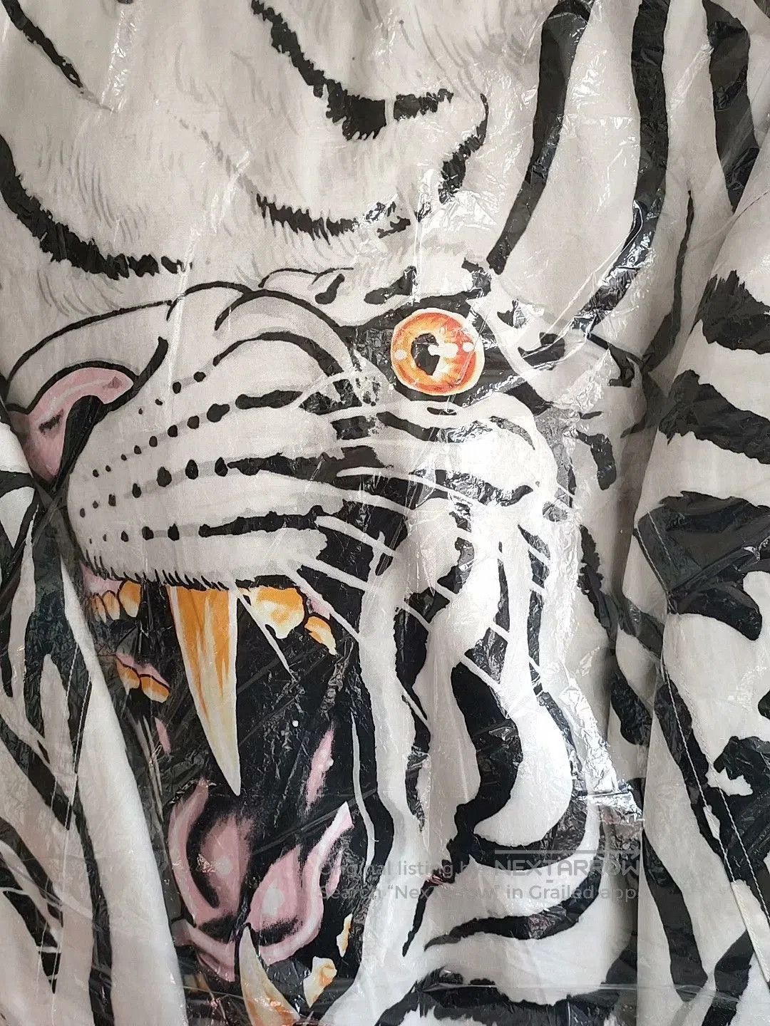 Wacko Maria Wacko Maria White Tiger Silk Jacket. Size US L / EU 52-54 / 3 - 6 Thumbnail