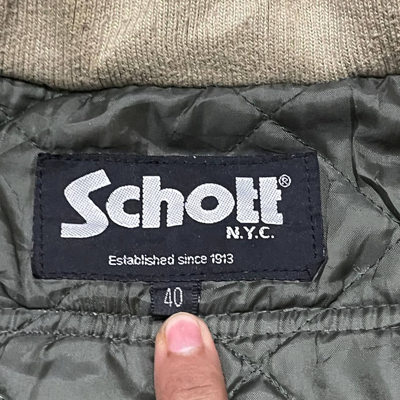 Schott Vintage Schott NYC Fur Hooded Jacket N3B Size US M / EU 48-50 / 2 - 18 Thumbnail