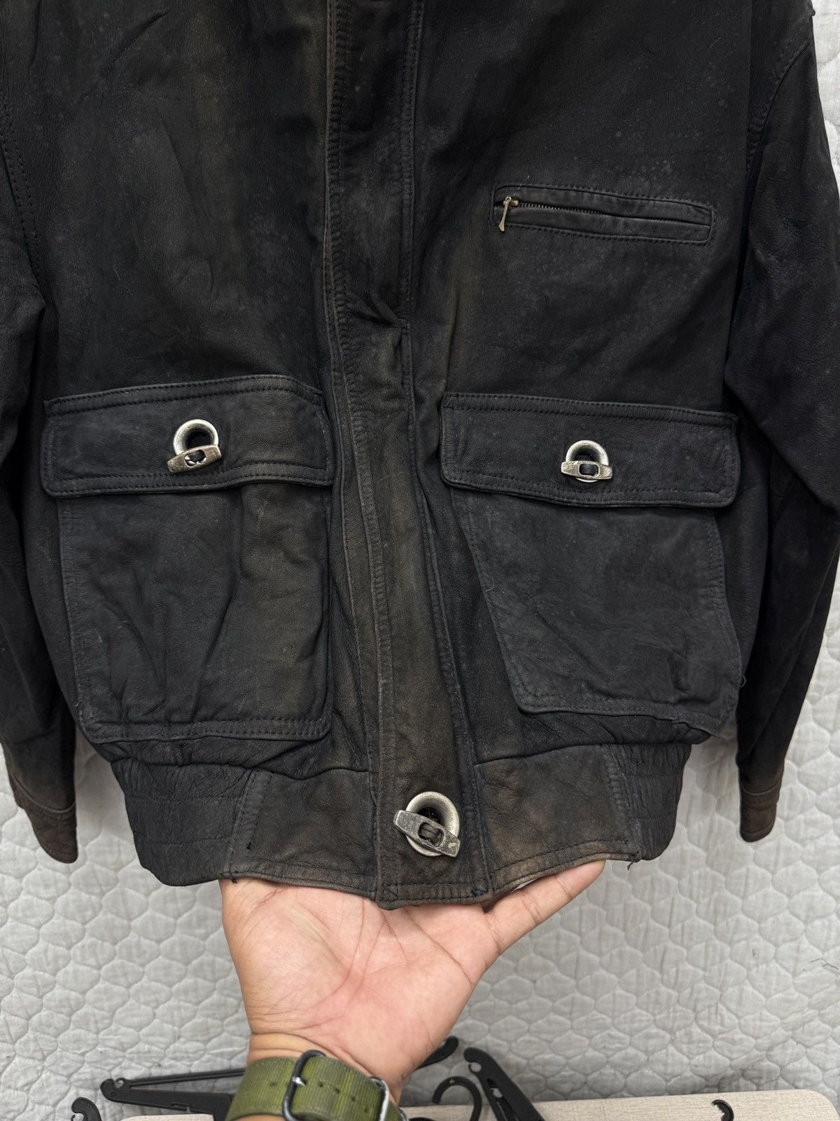 Genuine Leather 🔥🔥🔥ARCHIVE VINTAGE COSI LEATHER SUNFADED JACKET Size US M / EU 48-50 / 2 - 16 Thumbnail