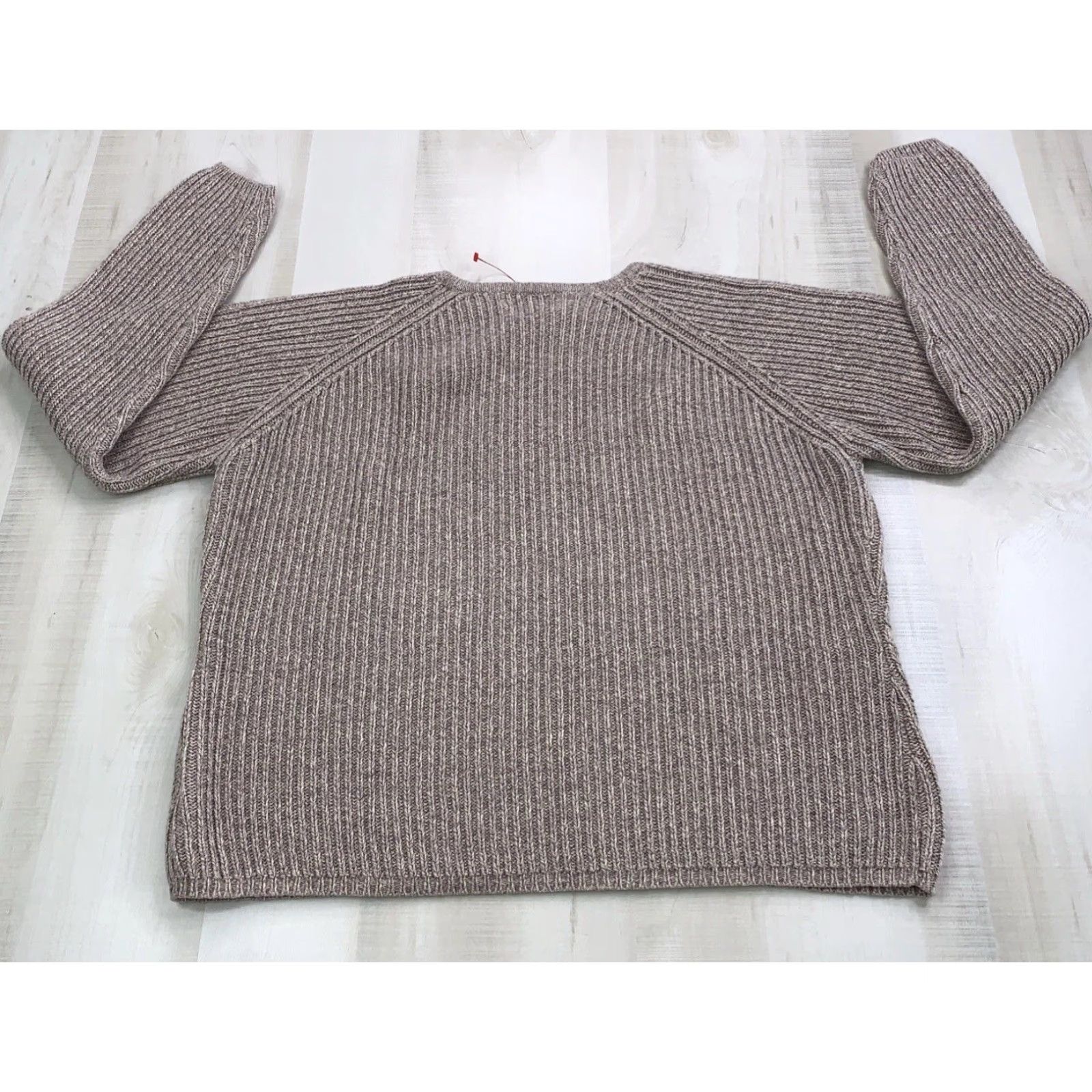 Vintage VINTAGE St John’s Bay Cable Knit Sweater Hoodie? Bohemian 90s Beige M Womens Size M / US 6-8 / IT 42-44 - 4 Thumbnail