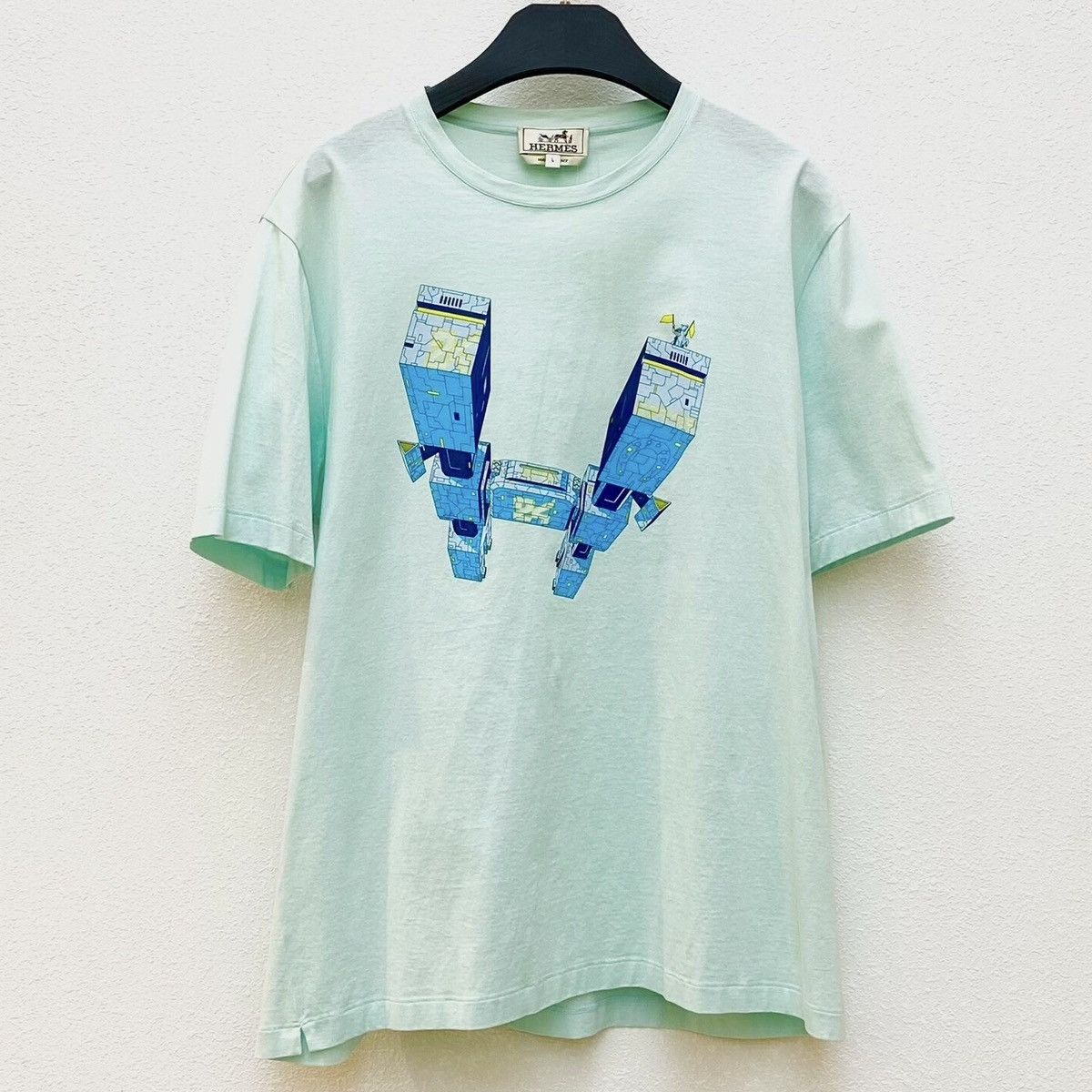 Hermes HERMES Pattern Printing T-Shirt Size US L / EU 52-54 / 3 - 1 Thumbnail